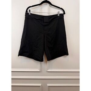 Sanabul Essential MMA BJJ Fight Shorts Mens 32 Black Grappling Training Trunks